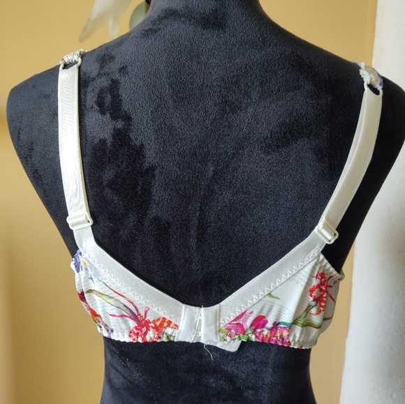 Antigel Floral Balconet with foam cups Bra Size 38E - Picture 4 of 9